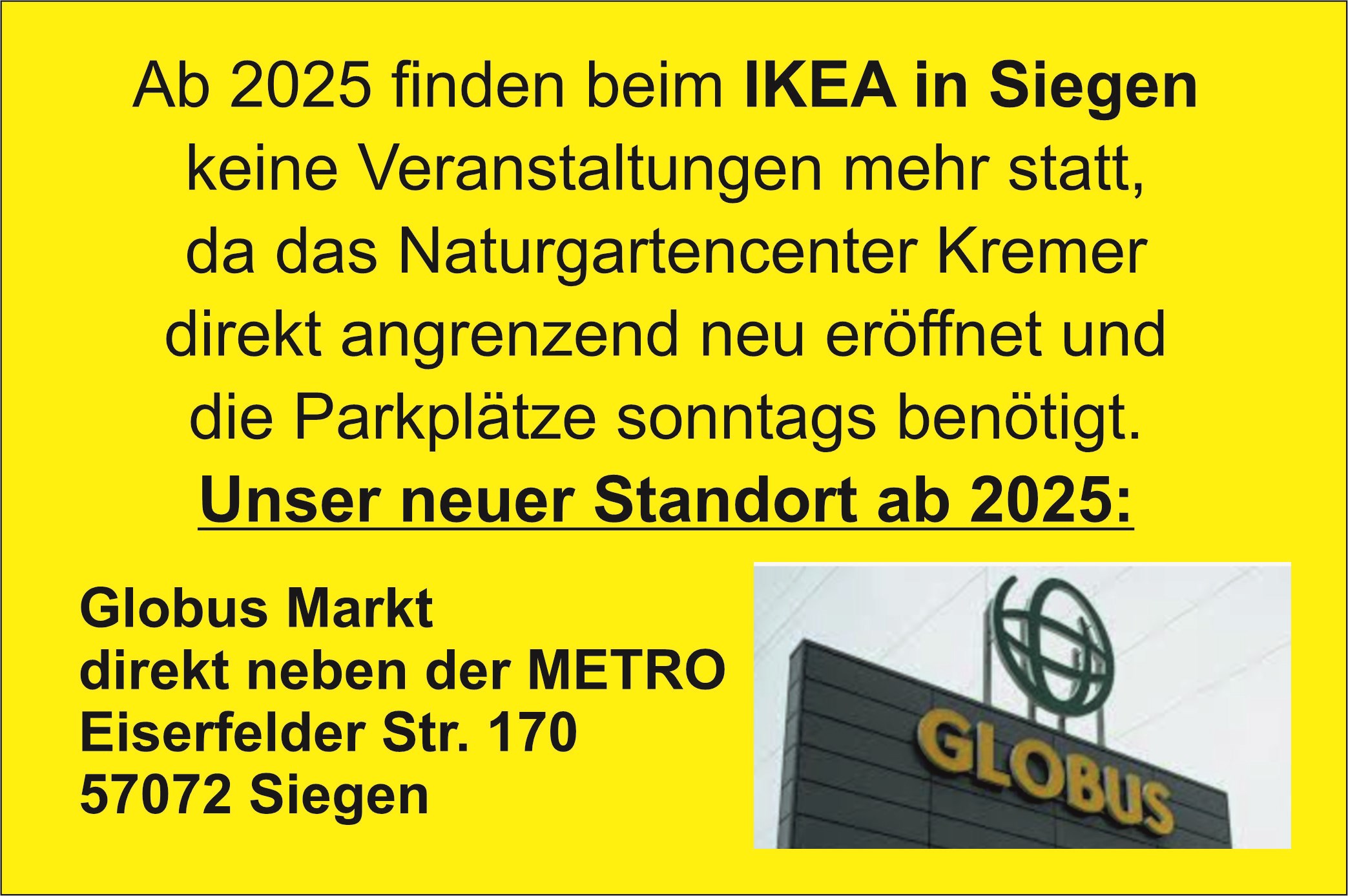 Markt Unsere Märkte